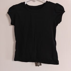 Classic Black Kids Short Sleeve Tee